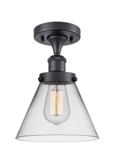 Ballston Urban LED Semi-Flush Mount in Matte Black (405|916-1C-BK-G42-LED)