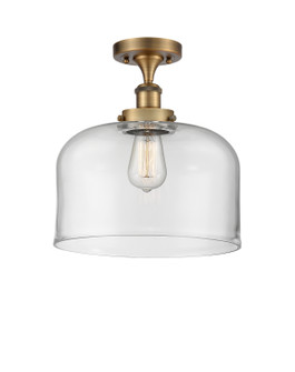 Ballston Urban LED Semi-Flush Mount in Brushed Brass (405|916-1C-BB-G72-L-LED)