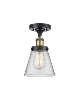 Ballston Urban One Light Semi-Flush Mount in Black Antique Brass (405|916-1C-BAB-G62)