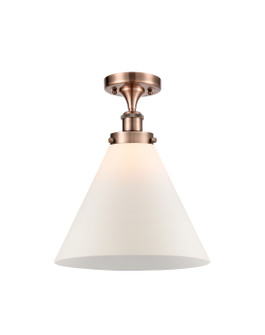 Ballston Urban One Light Semi-Flush Mount in Antique Copper (405|916-1C-AC-G41-L)