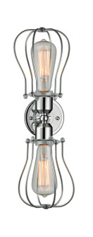 Austere LED Bath Vanity in Polished Chrome (405|900-2W-PC-CE513-PC-LED)