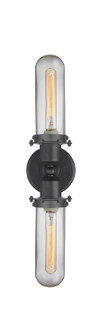 Austere LED Bath Vanity in Matte Black (405|900-2W-BK-CE228-BK-CL-LED)