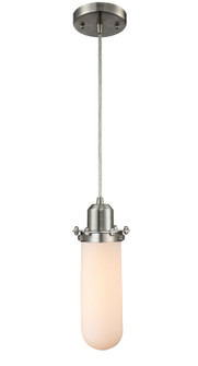 Austere One Light Mini Pendant in Brushed Satin Nickel (405|900-1P-SN-CE228-SN-W)