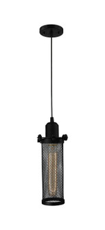 Austere One Light Mini Pendant in Matte Black (405|900-1P-BK-CE216-BK)