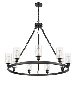 Ballston LED Chandelier in Matte Black (405|840-BK-G802-LED)