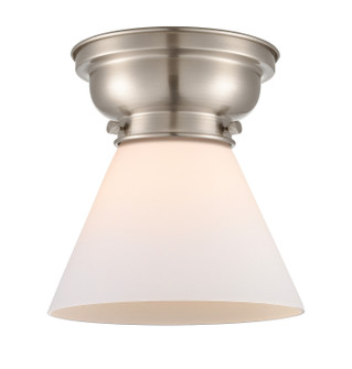 Franklin Restoration One Light Flush Mount in Brushed Satin Nickel (405|623-1F-SN-G41)