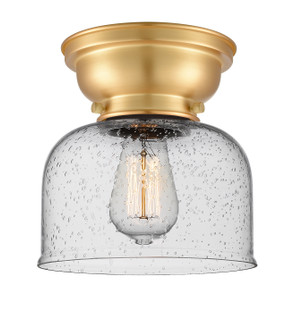 Franklin Restoration One Light Flush Mount in Satin Gold (405|623-1F-SG-G74)