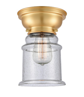 Franklin Restoration LED Flush Mount in Satin Gold (405|623-1F-SG-G184-LED)