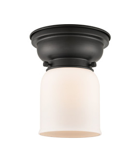 Franklin Restoration One Light Flush Mount in Matte Black (405|623-1F-BK-G51)