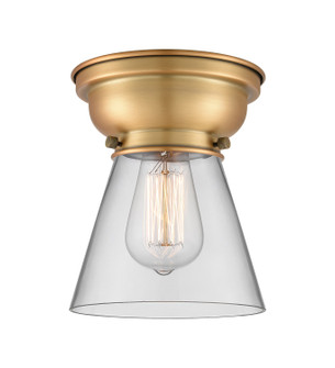 Franklin Restoration One Light Flush Mount in Brushed Brass (405|623-1F-BB-G62)