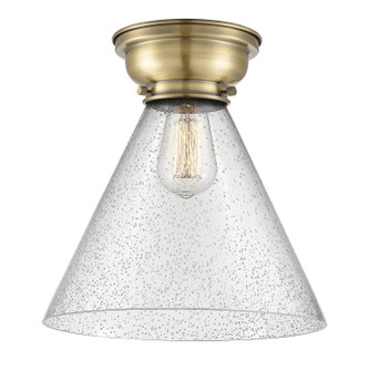 Franklin Restoration LED Flush Mount in Antique Brass (405|623-1F-AB-G44-L)