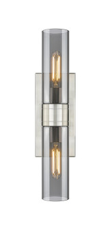 Downtown Urban Two Light Bath Vanity in Satin Nickel (405|617-2W-SN-G617-8SM)