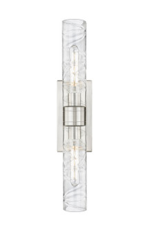 Downtown Urban Two Light Bath Vanity in Satin Nickel (405|617-2W-SN-G617-11DE)