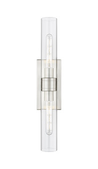 Downtown Urban Two Light Bath Vanity in Satin Nickel (405|617-2W-SN-G617-11CL)