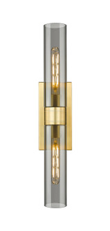 Downtown Urban Two Light Bath Vanity in Satin Gold (405|617-2W-SG-G617-11SM)