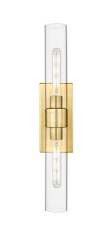Downtown Urban Two Light Bath Vanity in Satin Gold (405|617-2W-SG-G617-11CL)