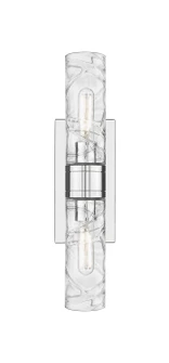 Downtown Urban Two Light Bath Vanity in Polished Chrome (405|617-2W-PC-G617-8DE)