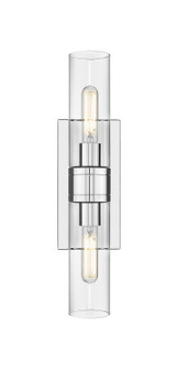 Downtown Urban Two Light Bath Vanity in Polished Chrome (405|617-2W-PC-G617-8CL)