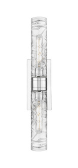 Downtown Urban Two Light Bath Vanity in Polished Chrome (405|617-2W-PC-G617-11DE)