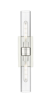 Downtown Urban Two Light Bath Vanity in Polished Chrome (405|617-2W-PC-G617-11CL)