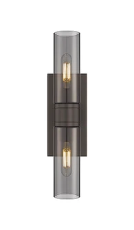 Downtown Urban Two Light Bath Vanity in Oil Rubbed Bronze (405|617-2W-OB-G617-8SM)