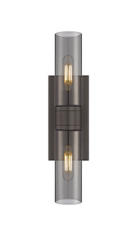 Downtown Urban Two Light Bath Vanity in Oil Rubbed Bronze (405|617-2W-OB-G617-8SM)