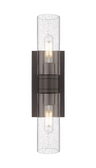 Downtown Urban Two Light Bath Vanity in Oil Rubbed Bronze (405|617-2W-OB-G617-8SDY)