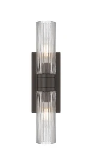 Downtown Urban Two Light Bath Vanity in Oil Rubbed Bronze (405|617-2W-OB-G617-8SCL)