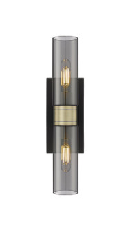 Downtown Urban LED Bath Vanity in Black Antique Brass (405|617-2W-BAB-G617-8SM)