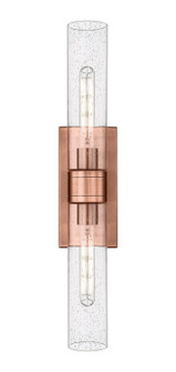 Downtown Urban Two Light Bath Vanity in Antique Copper (405|617-2W-AC-G617-11SDY)