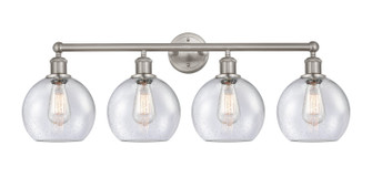 Edison Four Light Bath Vanity in Satin Nickel (405|616-4W-SN-G124-8)