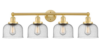 Edison Four Light Bath Vanity in Satin Gold (405|616-4W-SG-G74)