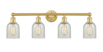 Edison Four Light Bath Vanity in Satin Gold (405|616-4W-SG-G2511)