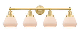 Edison Four Light Bath Vanity in Satin Gold (405|616-4W-SG-G171)