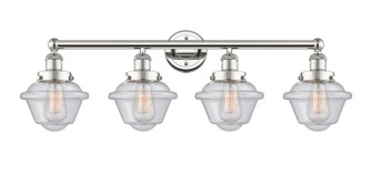 Edison Four Light Bath Vanity in Polished Nickel (405|616-4W-PN-G534)