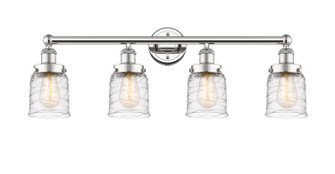 Edison Four Light Bath Vanity in Polished Nickel (405|616-4W-PN-G513)