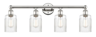 Edison Four Light Bath Vanity in Polished Nickel (405|616-4W-PN-G342)