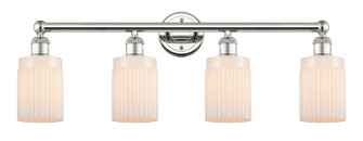 Edison Four Light Bath Vanity in Polished Nickel (405|616-4W-PN-G341)