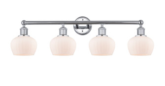 Edison Four Light Bath Vanity in Polished Chrome (405|616-4W-PC-G91)