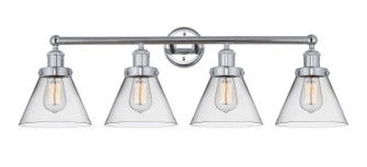 Edison Four Light Bath Vanity in Polished Chrome (405|616-4W-PC-G42)