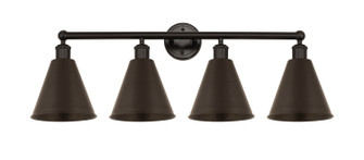 Edison Four Light Bath Vanity in Oil Rubbed Bronze (405|616-4W-OB-MBC-8-OB)