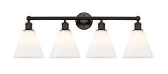 Edison Four Light Bath Vanity in Oil Rubbed Bronze (405|616-4W-OB-GBC-81)