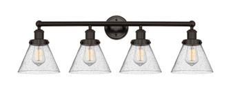 Edison Four Light Bath Vanity in Oil Rubbed Bronze (405|616-4W-OB-G44)