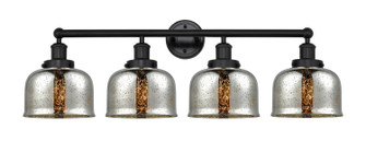 Edison Four Light Bath Vanity in Matte Black (405|616-4W-BK-G78)