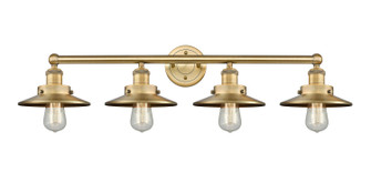 Edison Four Light Bath Vanity in Brushed Brass (405|616-4W-BB-M4-BB)