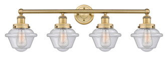 Edison Four Light Bath Vanity in Brushed Brass (405|616-4W-BB-G534)