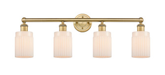 Edison Four Light Bath Vanity in Brushed Brass (405|616-4W-BB-G341)