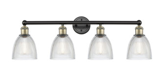 Edison Four Light Bath Vanity in Black Antique Brass (405|616-4W-BAB-G382)