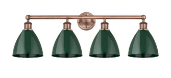 Edison Four Light Bath Vanity in Antique Copper (405|616-4W-AC-MBD-75-GR)