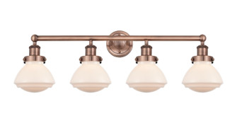 Edison Four Light Bath Vanity in Antique Copper (405|616-4W-AC-G321)